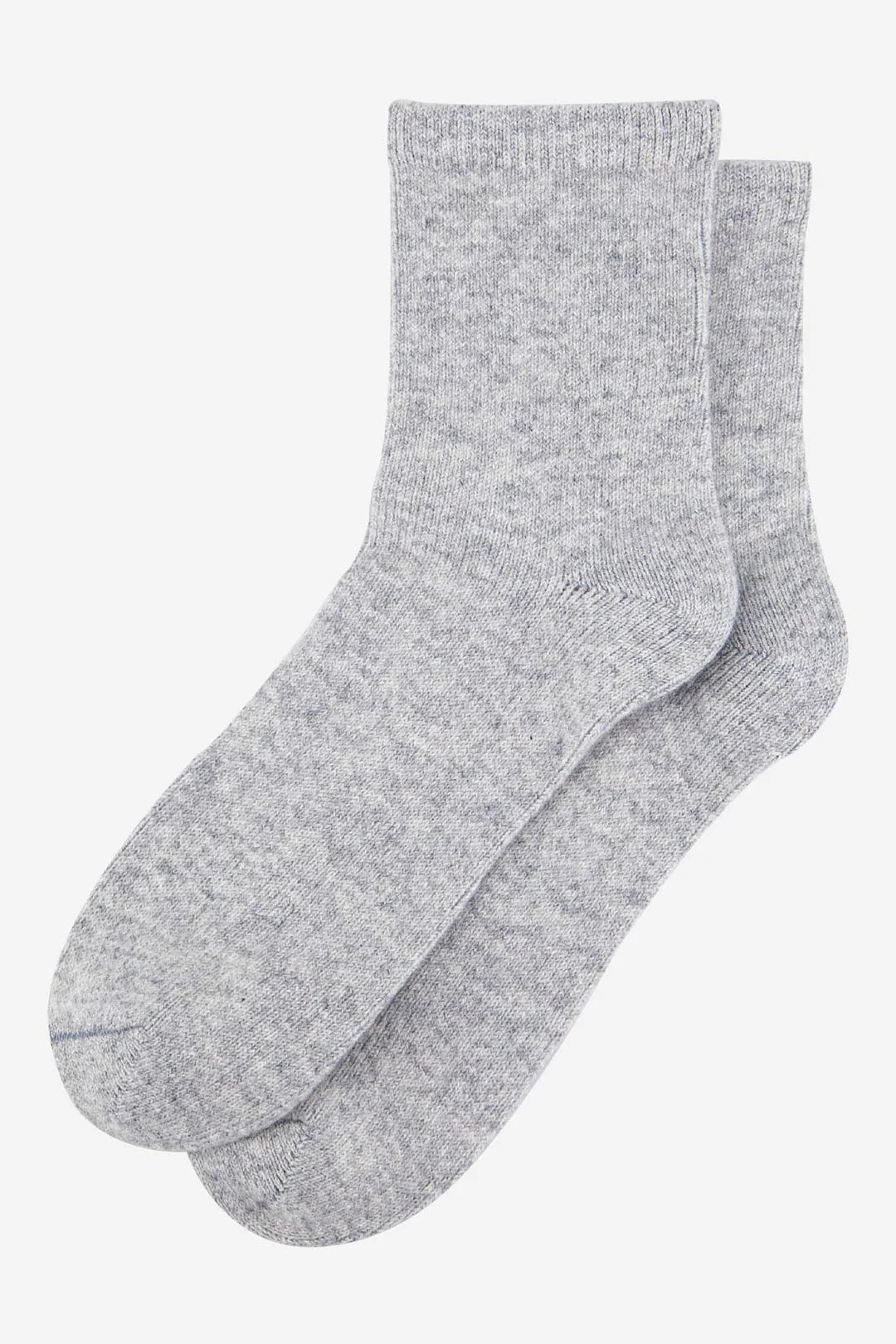 Ladies Light Grey Cashmere Socks