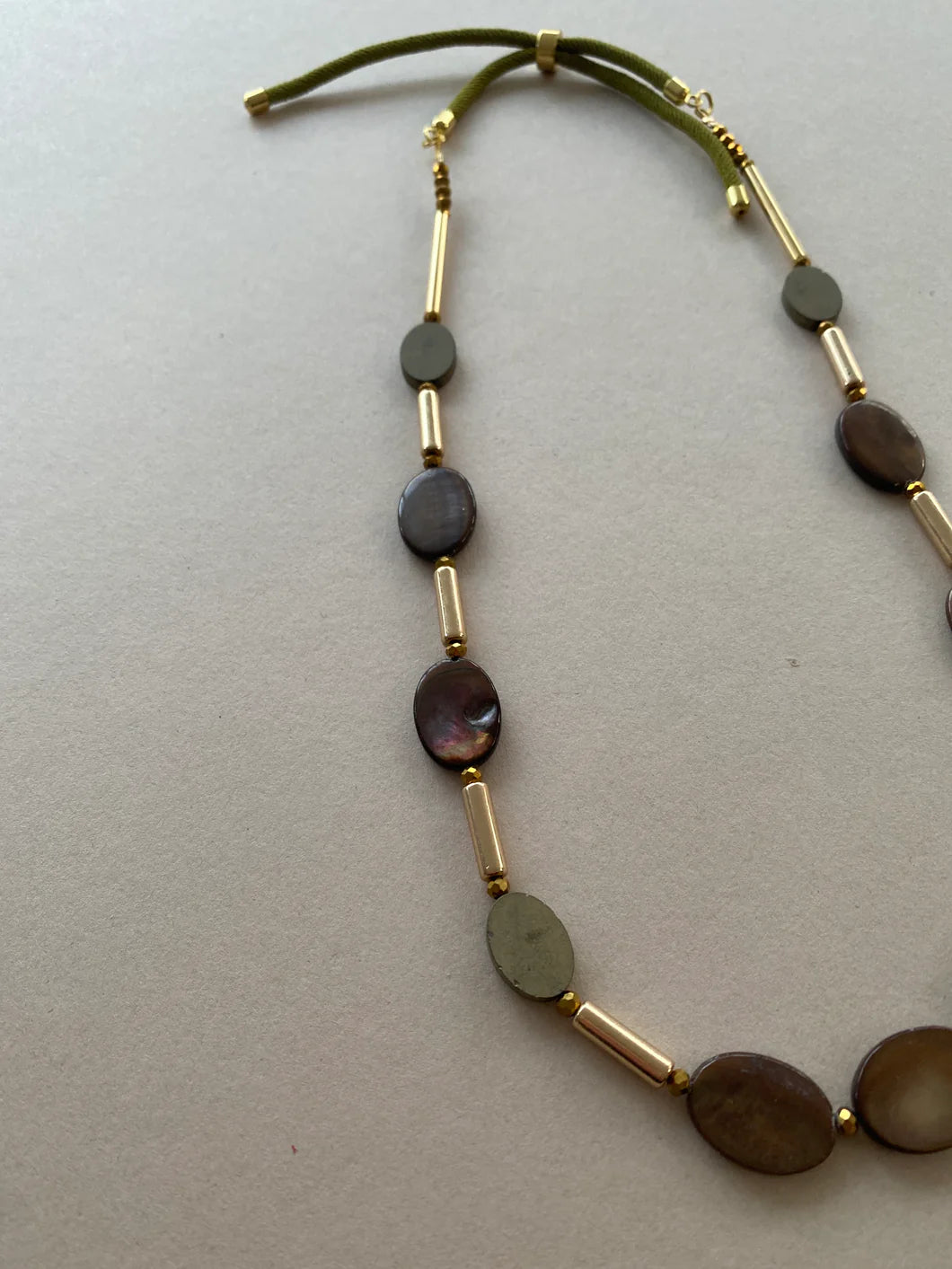 Shell & Hematite Necklace