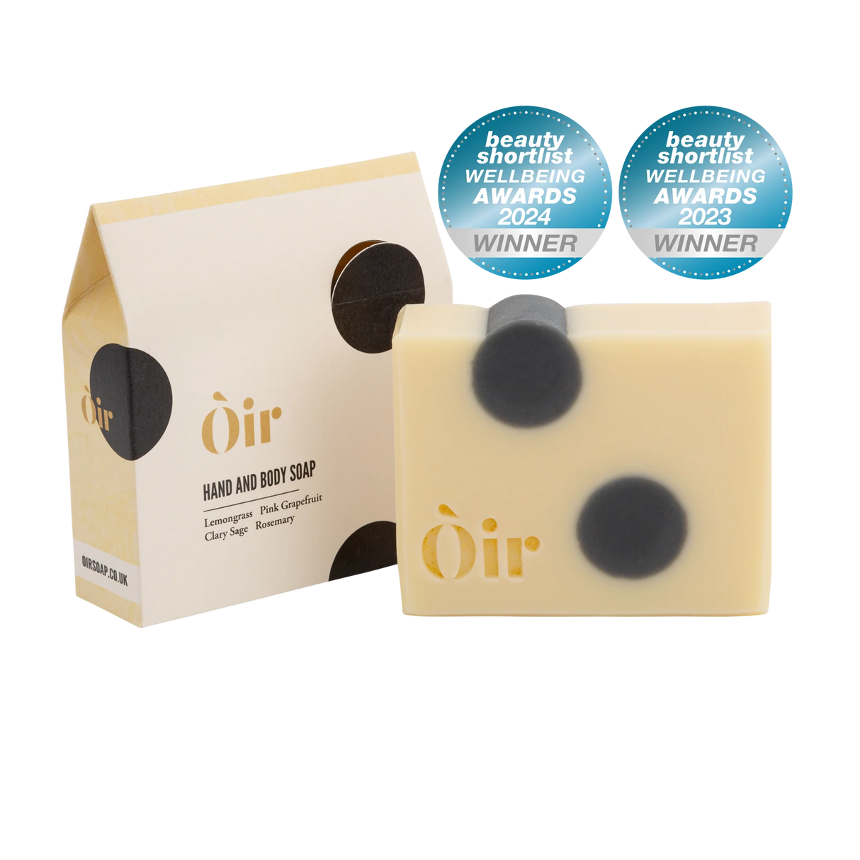 Lemongrass, Pink Grapefruit, Clary Sage & Rosemary Hand & Body Soap