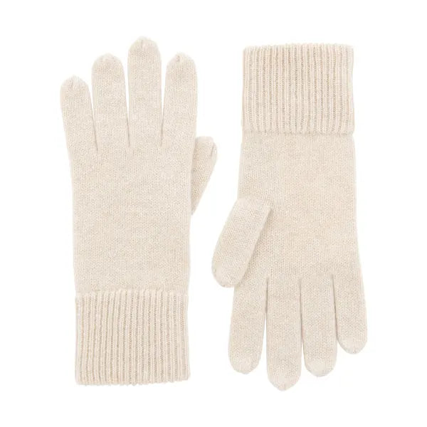 100% Cashmere Ladies Glove - Pebble