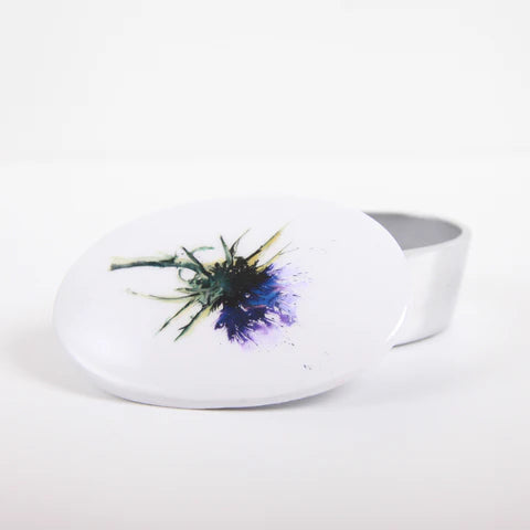 Thistle Trinket Box (Aluminium - 12cm)