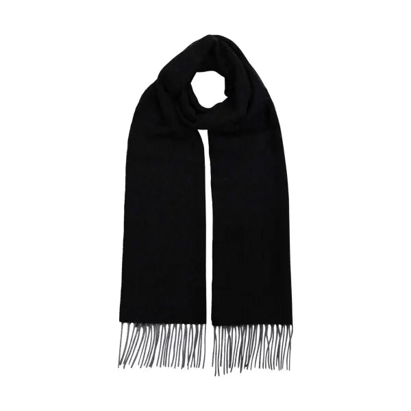 Double Face Cashmere Scarf - Charcoal