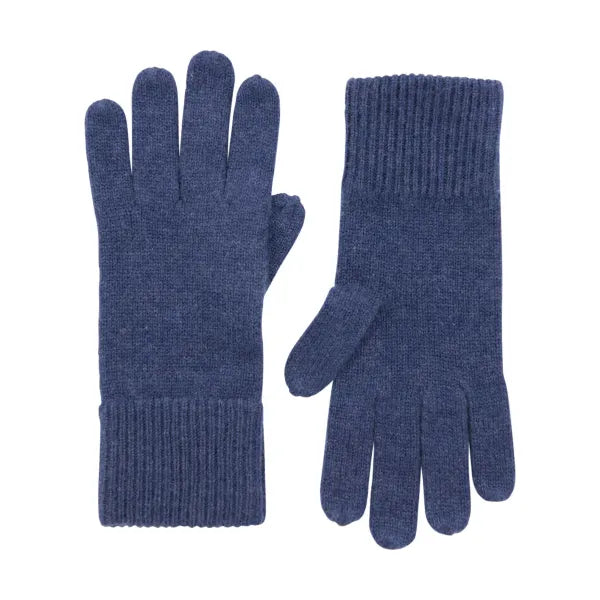 100% Cashmere Ladies Glove - Blue