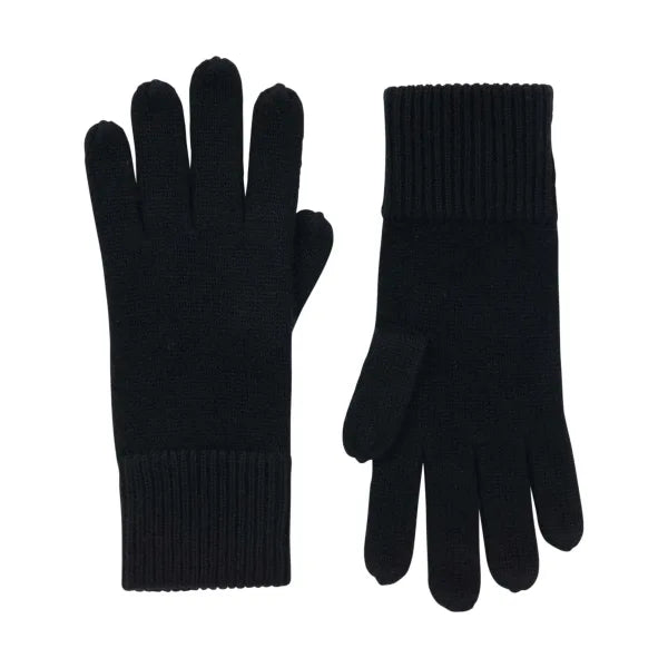100% Cashmere Ladies Glove - Black