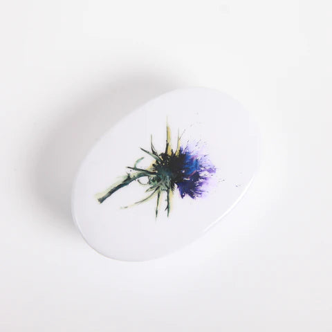 Thistle Trinket Box (Aluminium - 12cm)