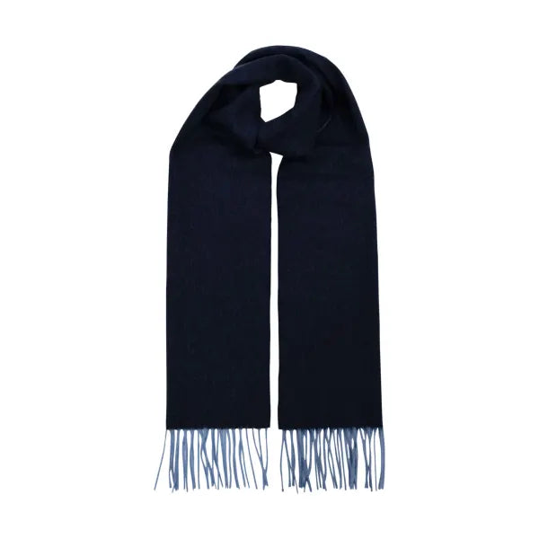 Double Face Cashmere Scarf - Blue