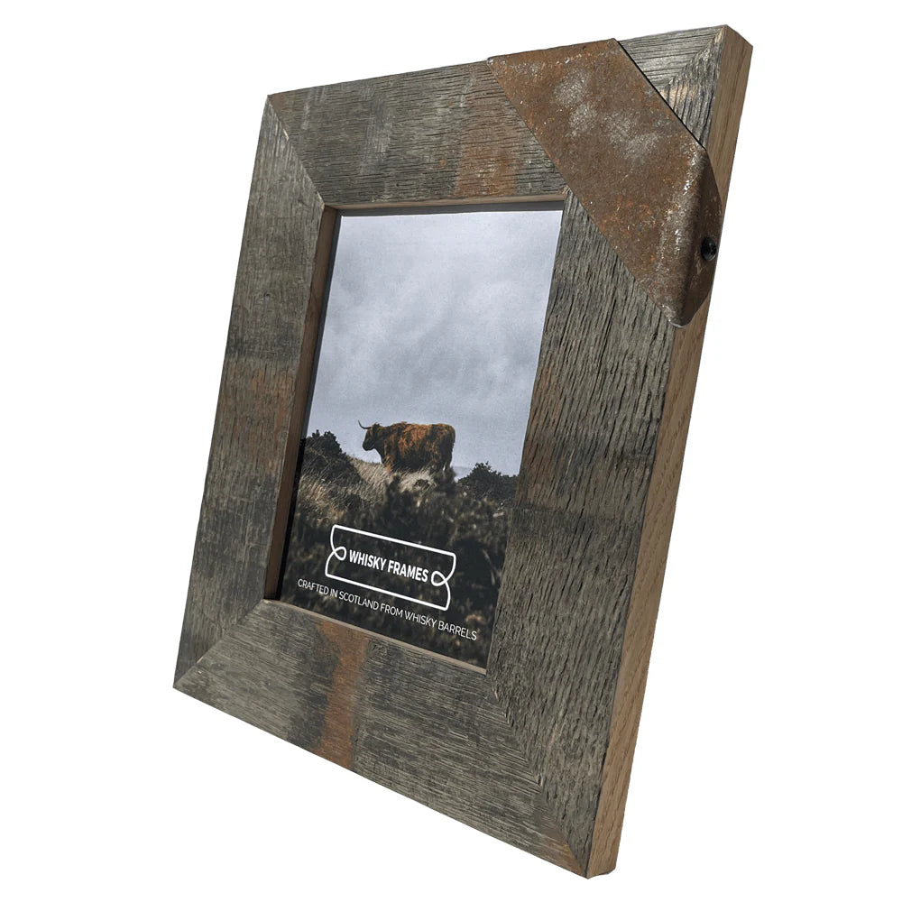 Stave Whisky Barrel Frame (6” x 8” picture size)