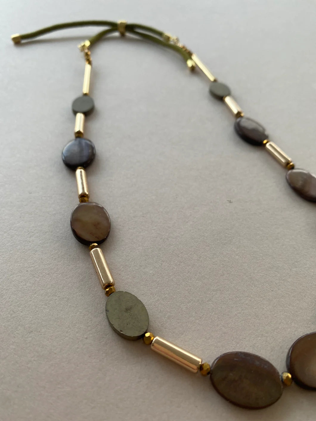 Shell & Hematite Necklace