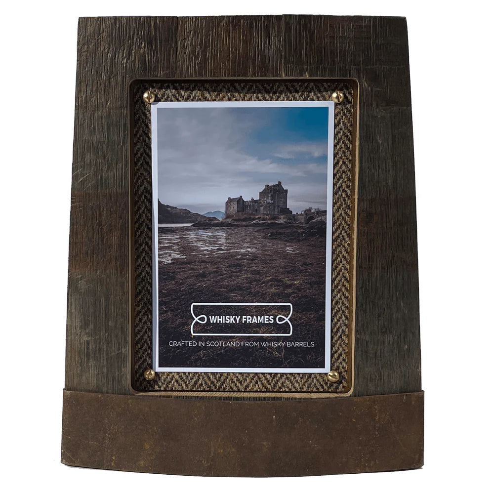 Ring Chime Whisky Barrel Frame (4” x 6” picture size)