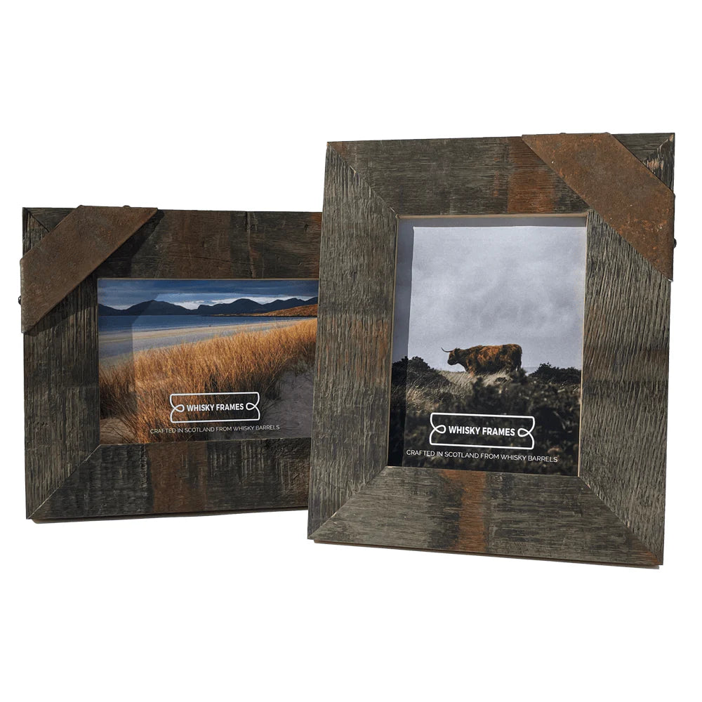 Stave Whisky Barrel Frame (6” x 8” picture size)