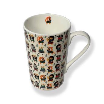 Cats N Kilts Bone China Mug