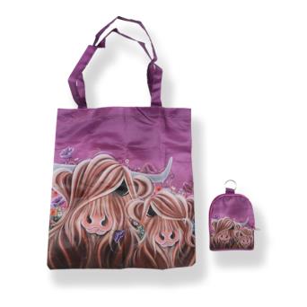 Fields Of Love McMoo Foldaway Shopping Bag