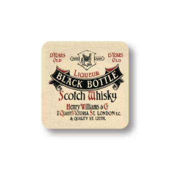 Black bottle Whisky Coaster