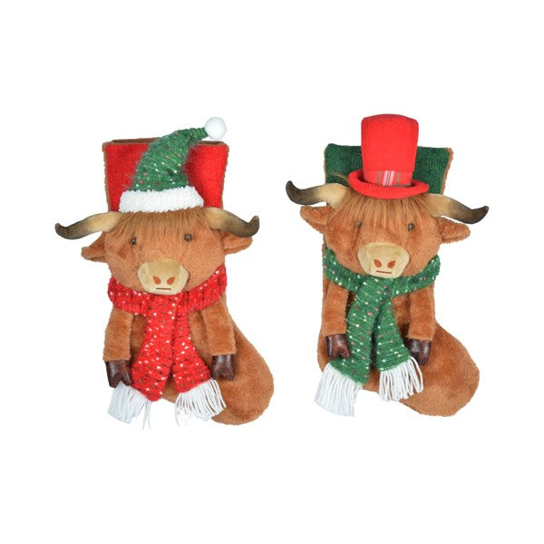 Highland Cow Stocking 50cm