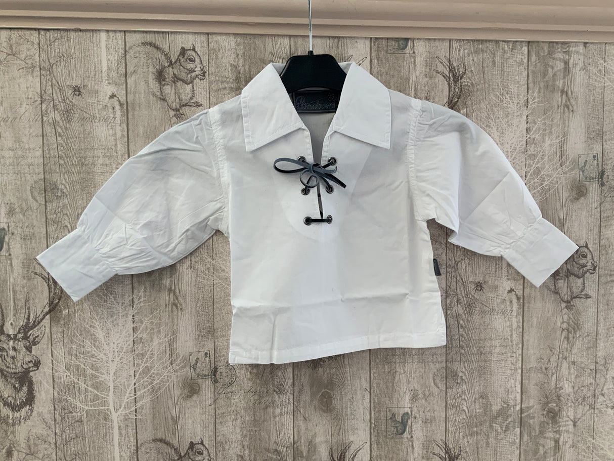 White Childrens Highlander (Ghillie) Shirt