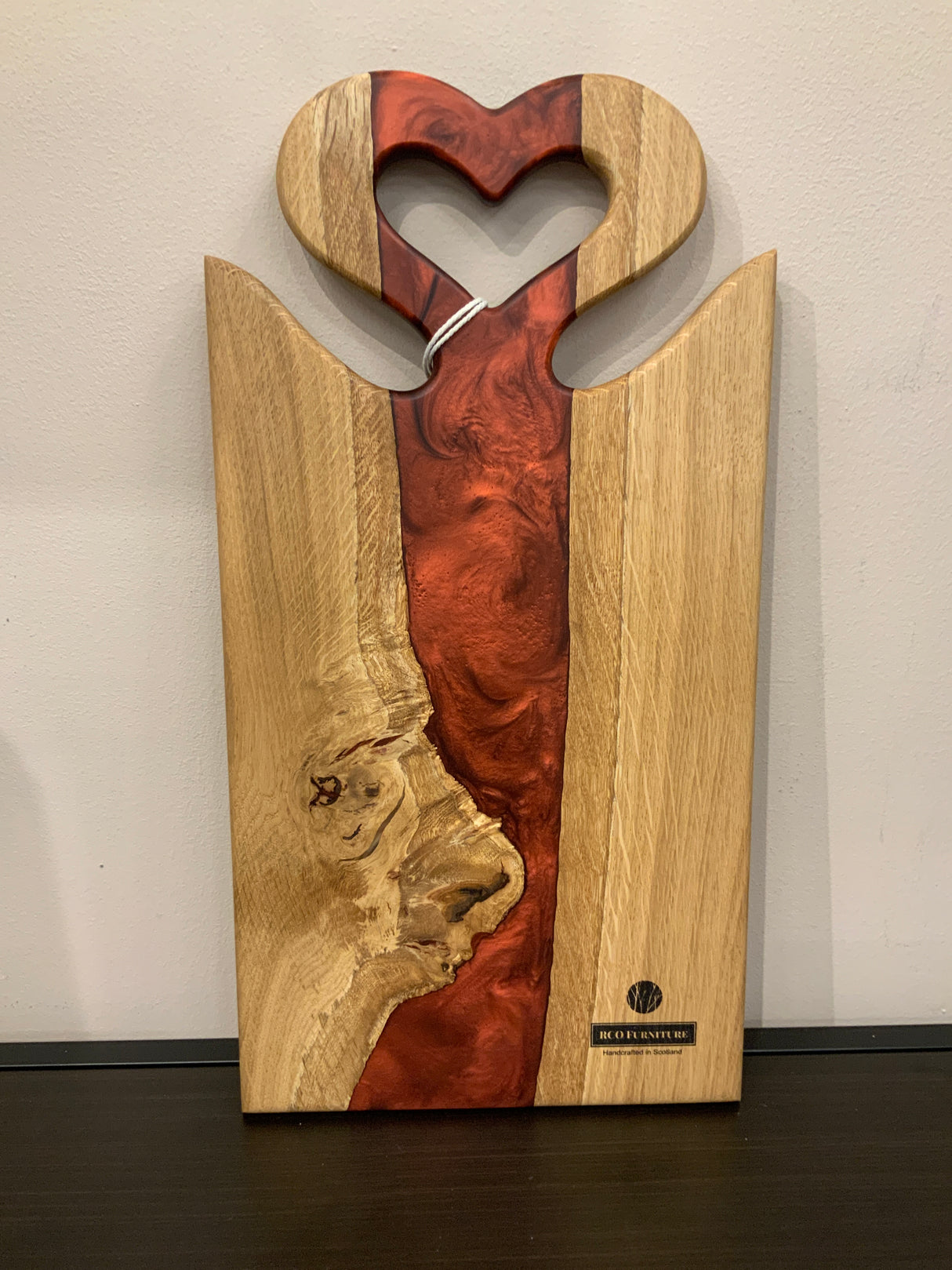 Heart Handle Red River Small Charcuterie / Serving Board