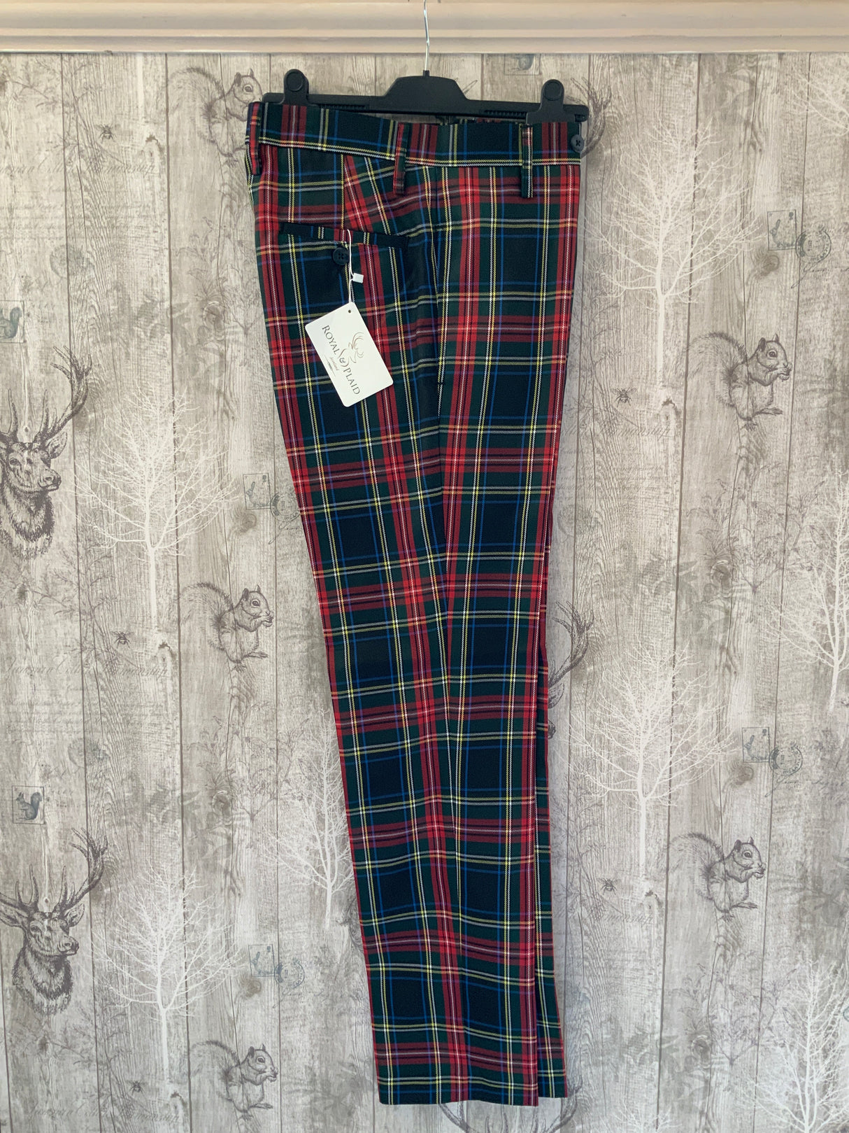 Black Stewart Mens Trouser