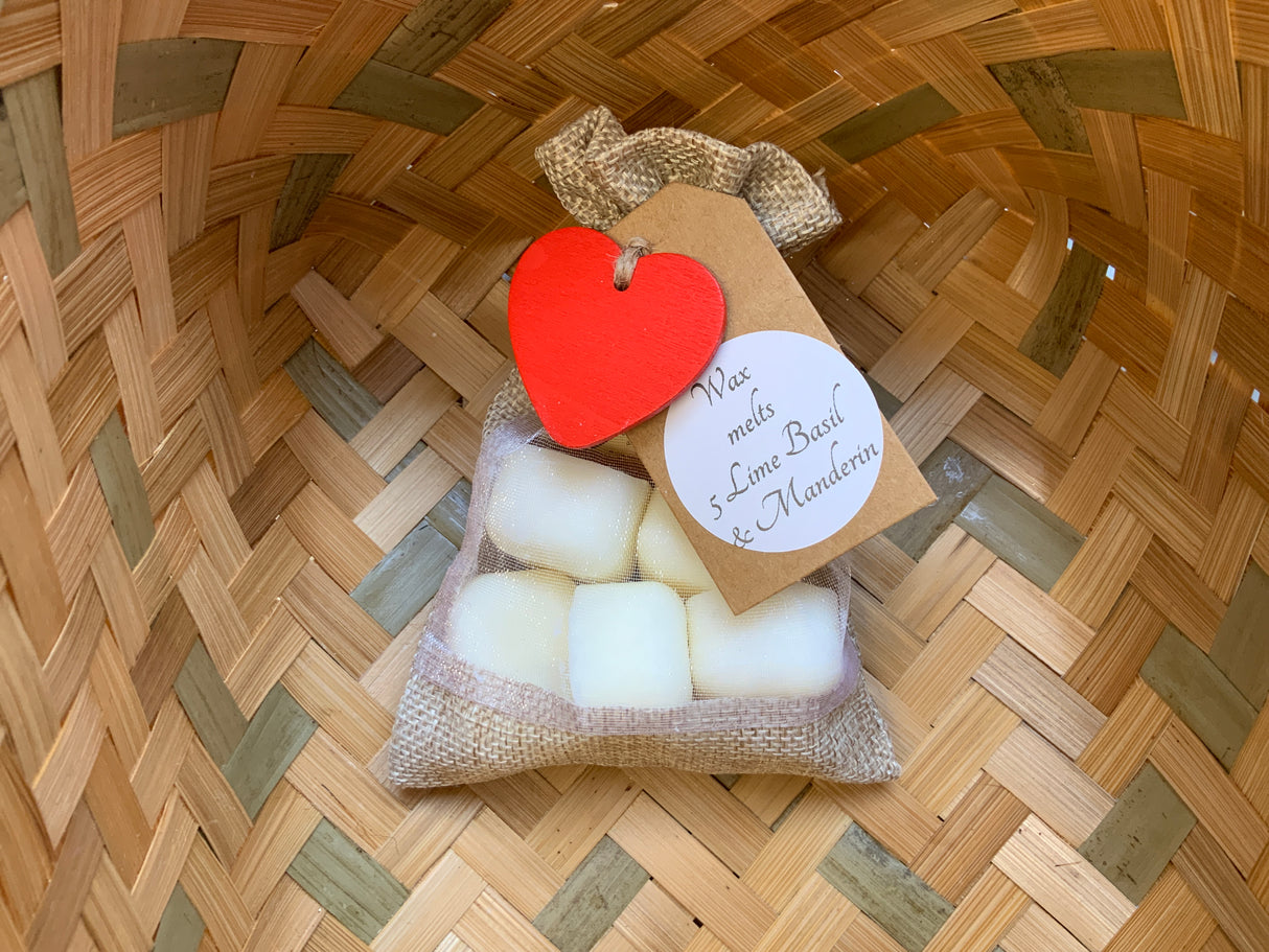 Lime Basil & Watermelon Wax Melts