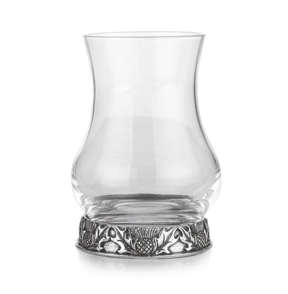 Pewter Thistle Whisky Tasting Glass
