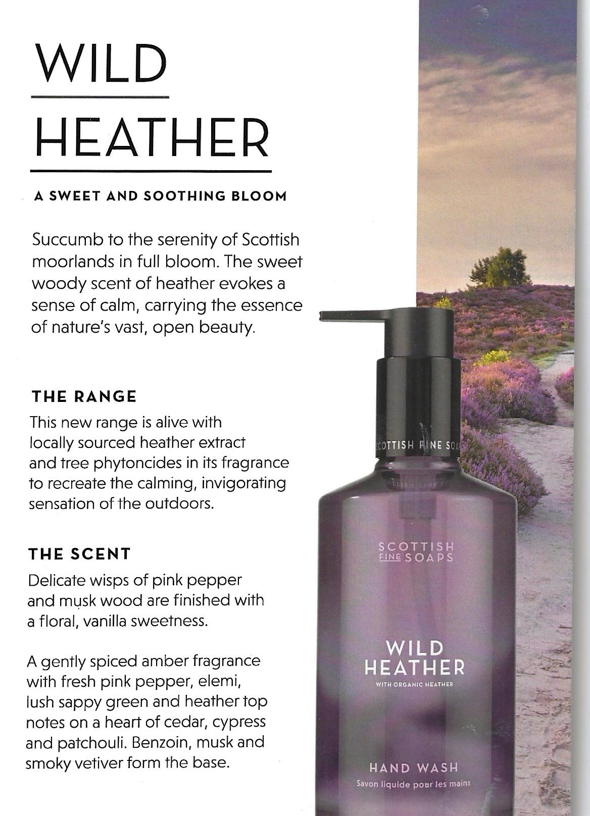 Wild Heather Hand Cream Tube 30ml