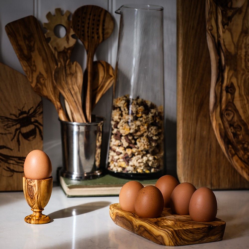 Olive Wood Egg Cup