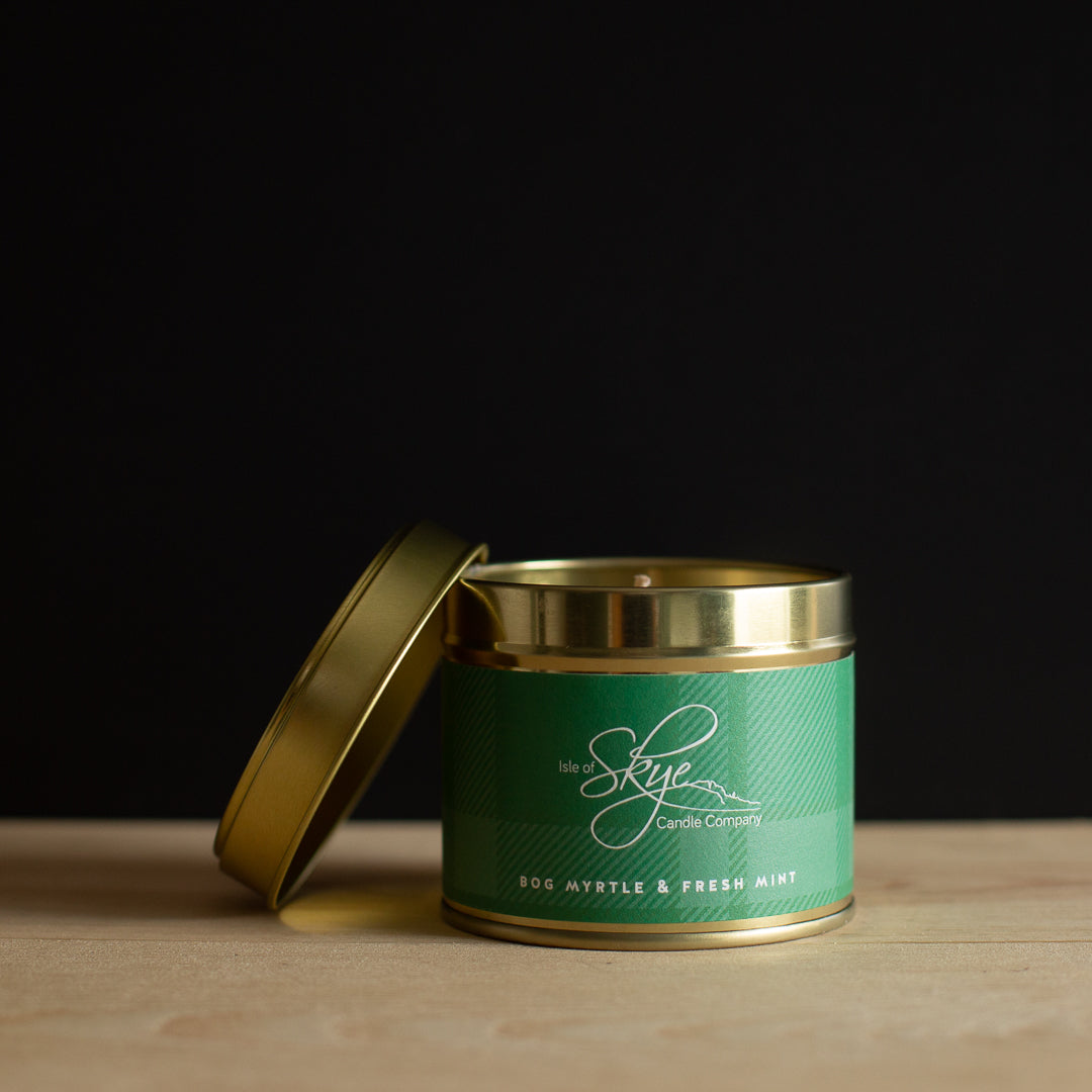 Bog Myrtle & Fresh Mint Travel Container Candle (40hr)