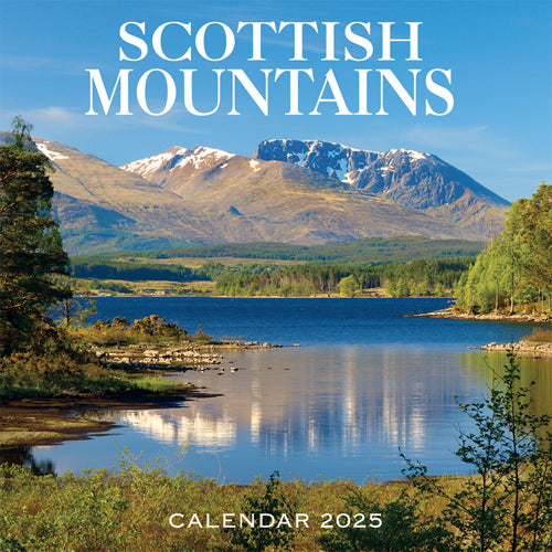 2025 Calendar Scottish Mountains