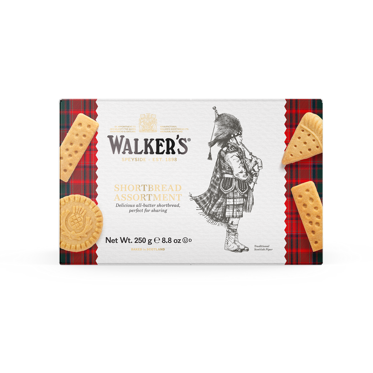 250g Piper Design Shortbread Assortment