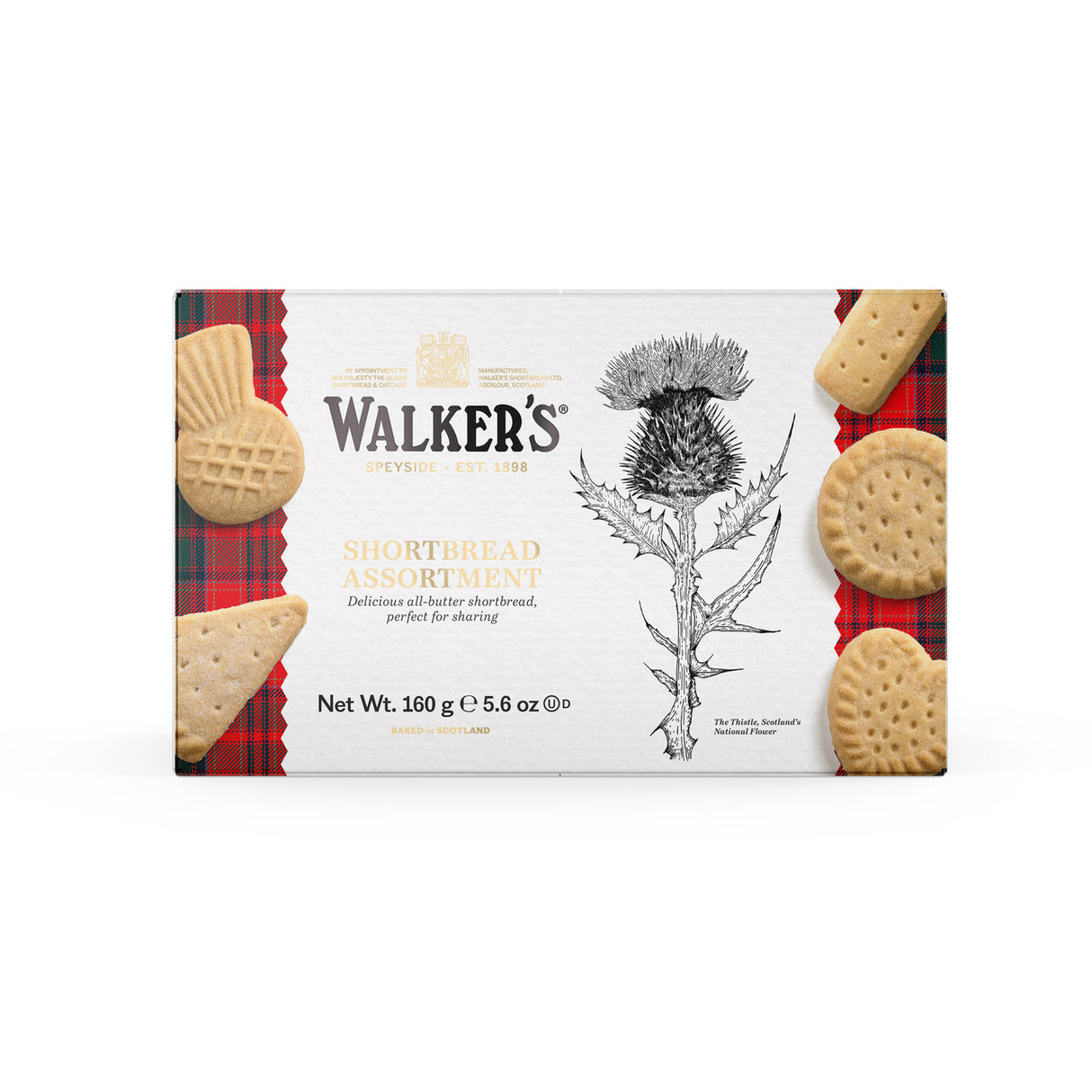 160g Thistle Design Shortbread Assortment