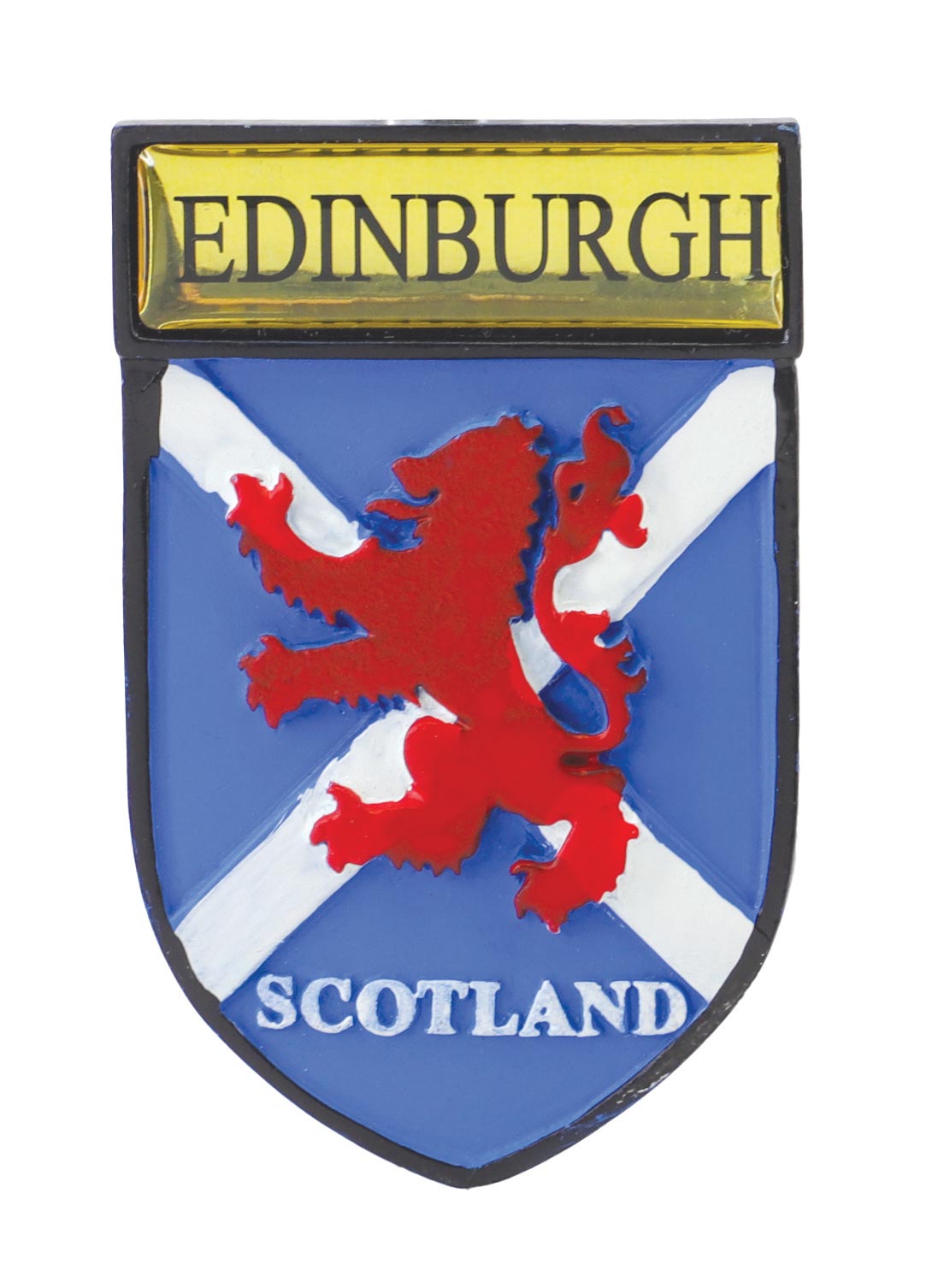 Saltire & Lion Crest Helensburgh Magnet