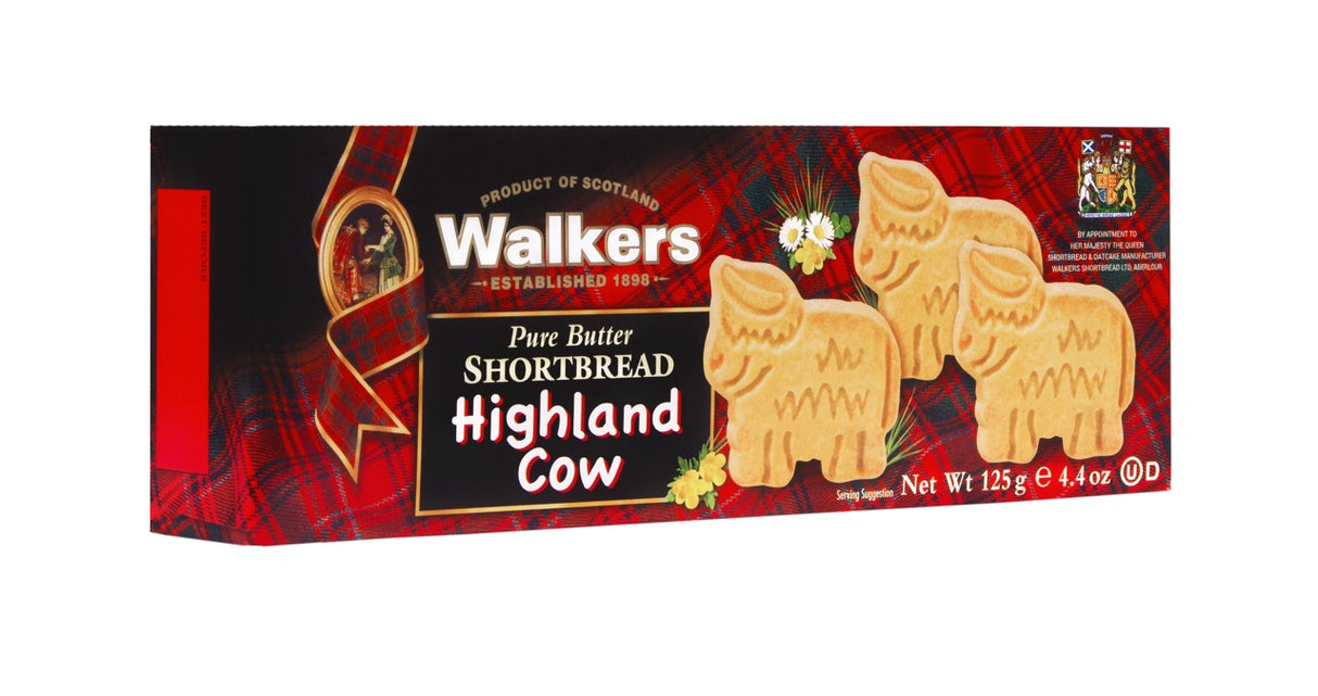 125g Highland Cow Shaped Shortbread