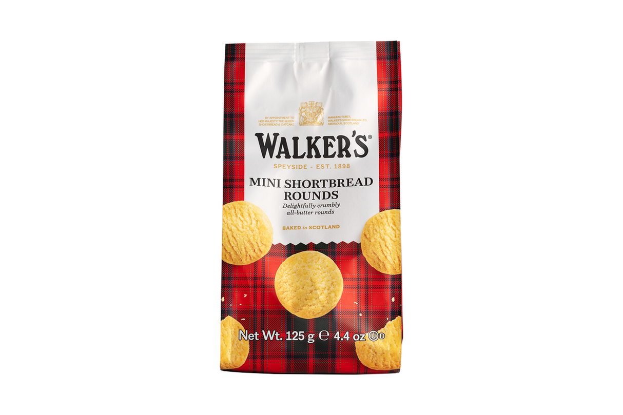 Mini Shortbread Rounds Bag 125g