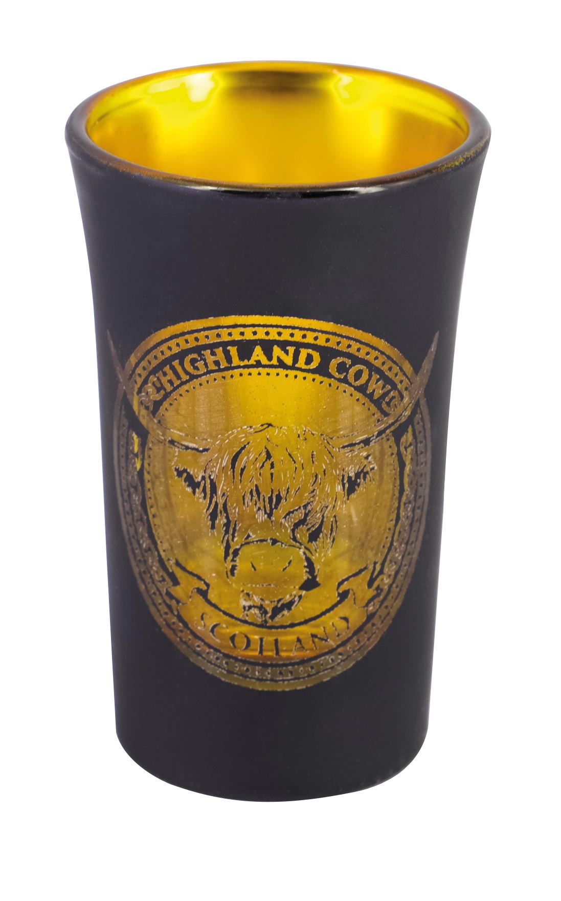 Cow Shot Glass (Bronze on Black)