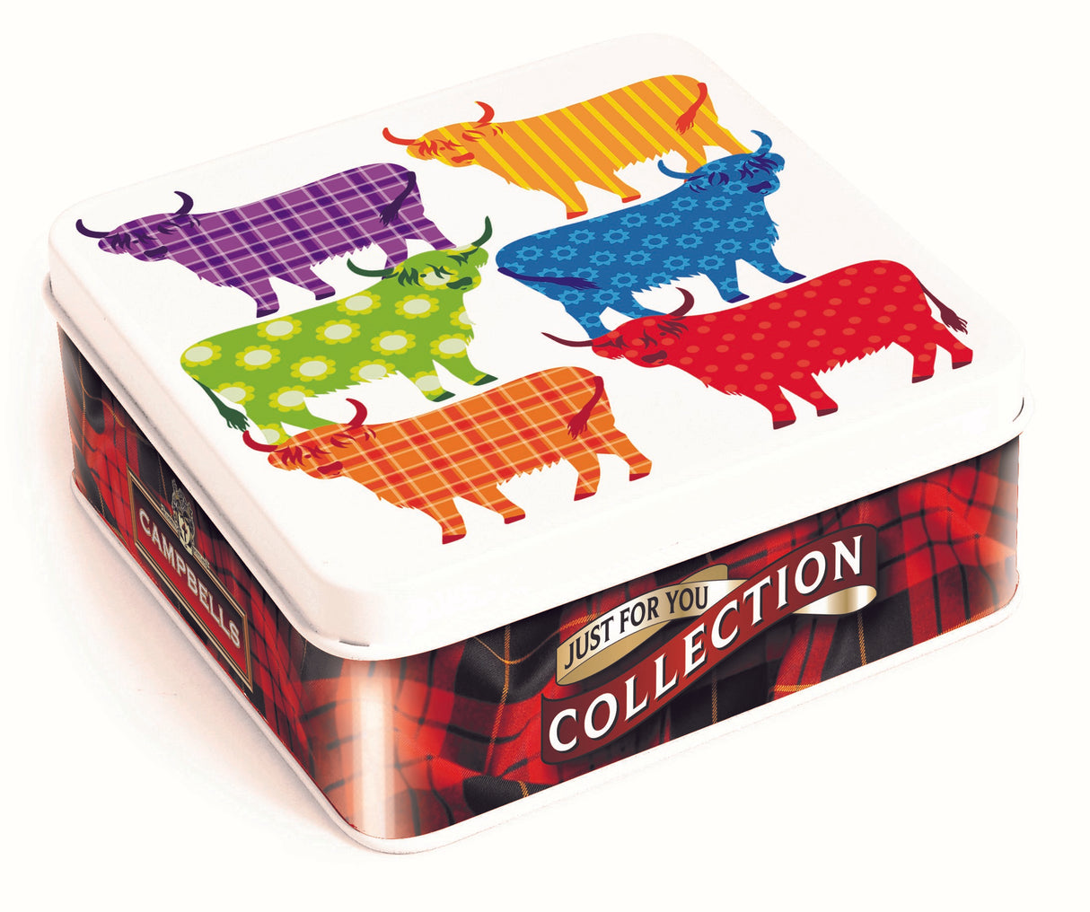 90g Highland Cows Shortbread Fingers Tin