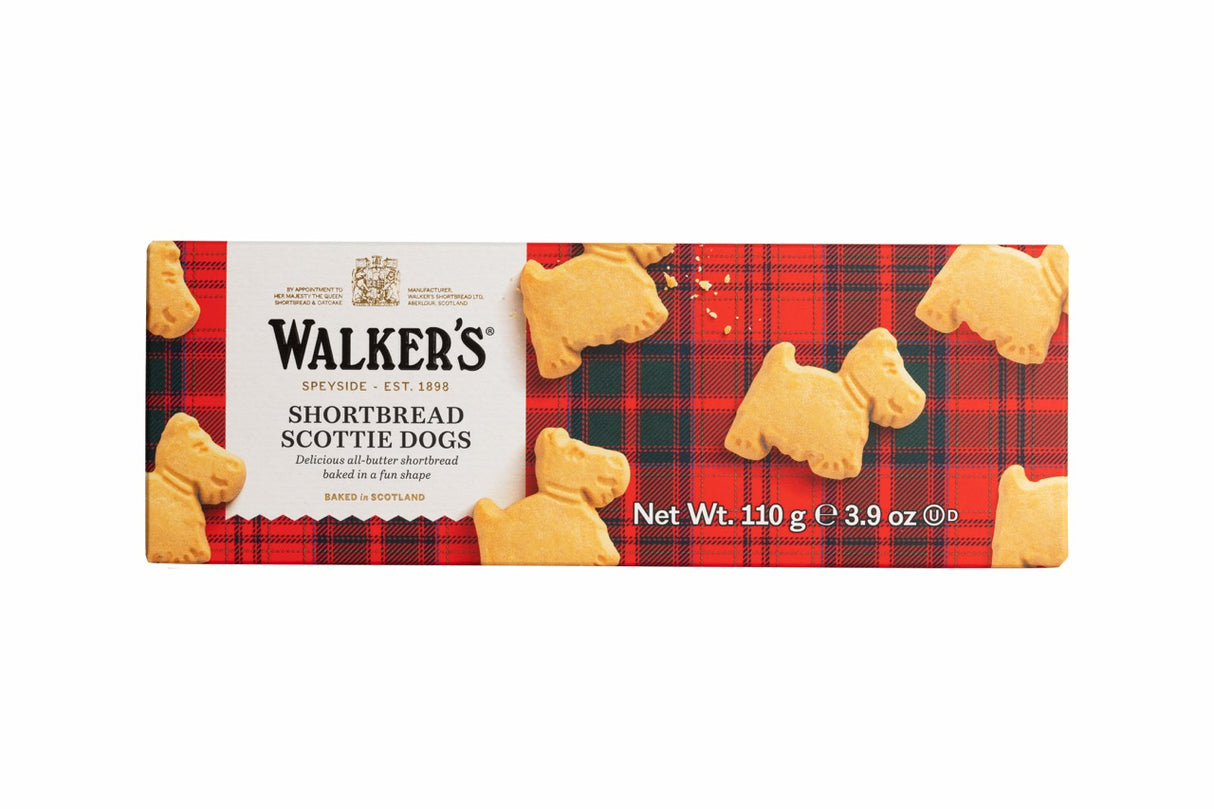 110g Scottie Dog Shaped Shortbread Carton