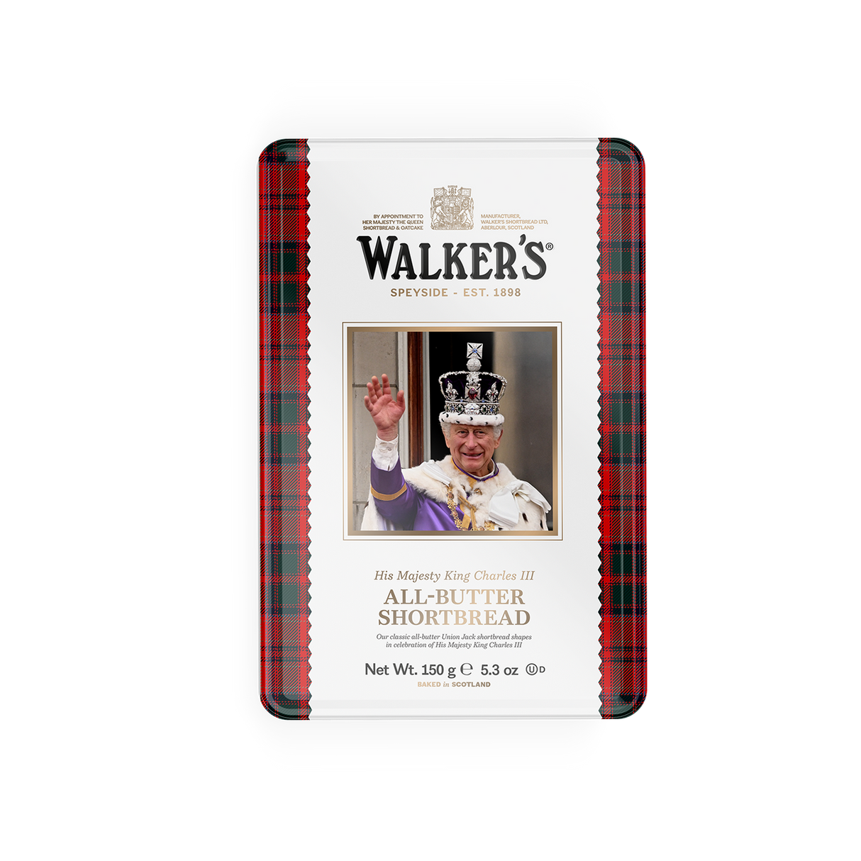 150g King Charles III Tin