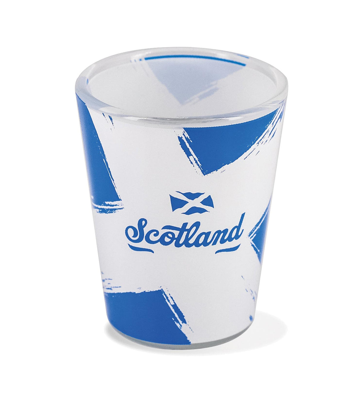 Grunge Saltire Shot Glass