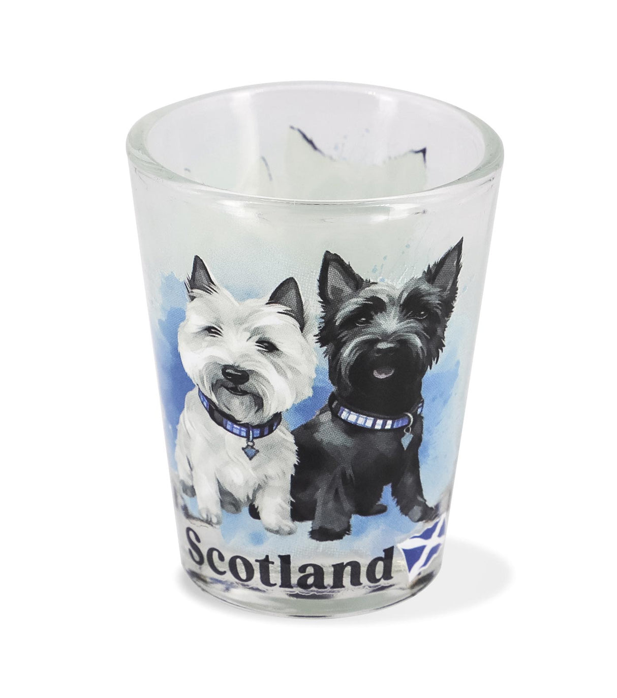 Scottie & Westie Dogs Shot Glass