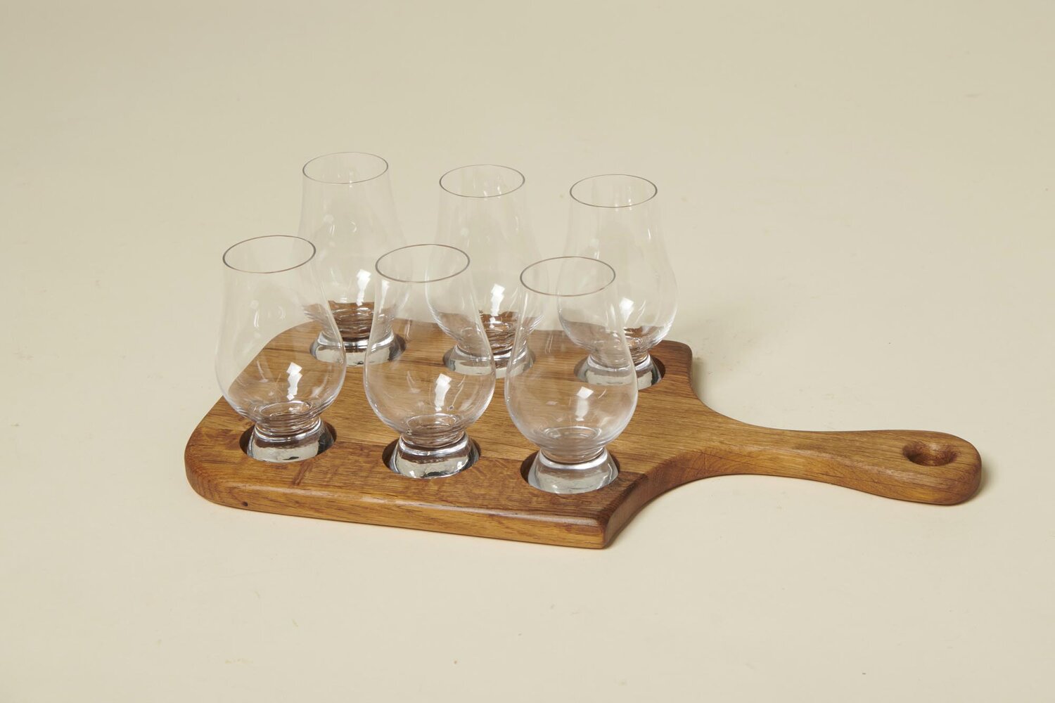Flat Board Six Glass Holder (One Handle)