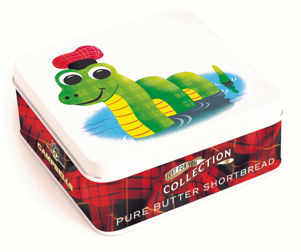 90g Colourful Nessie Shortbread Fingers Tin