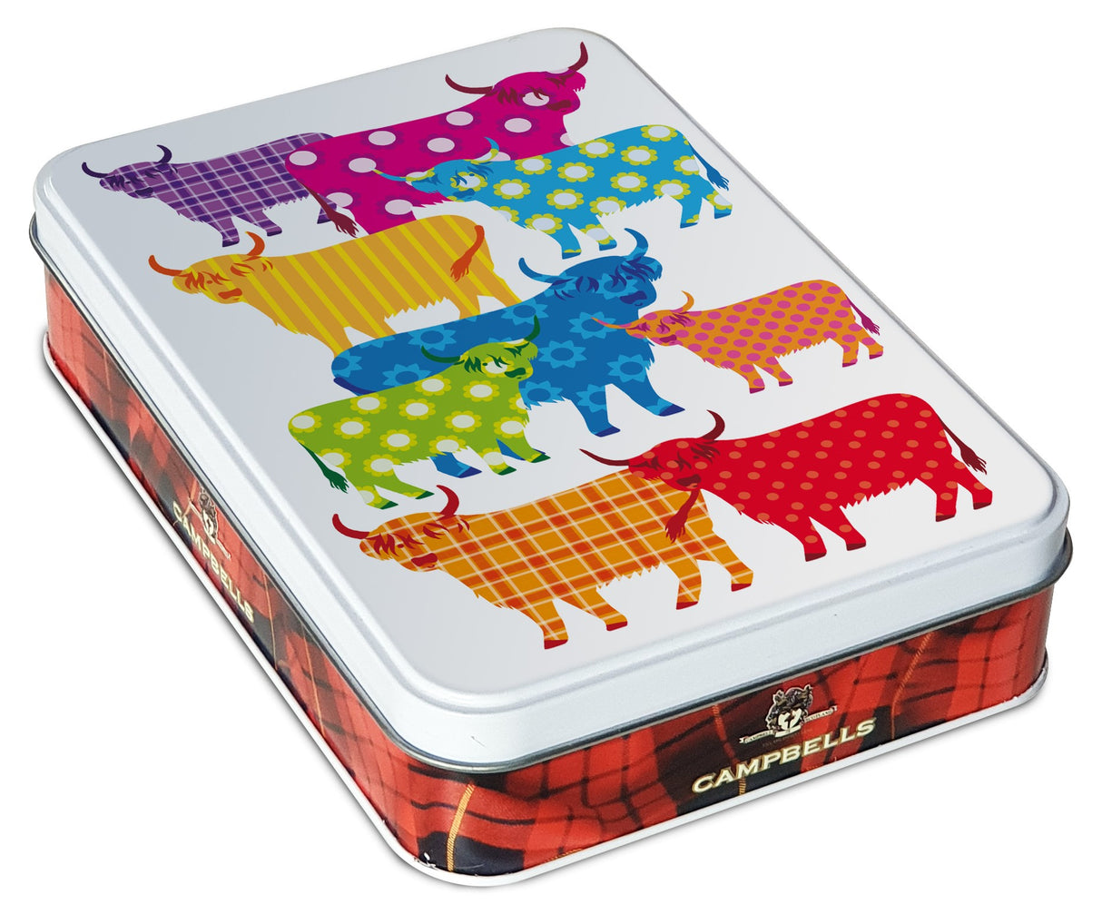 150g Highland Cows Assorted Shaped Shortbread Tin