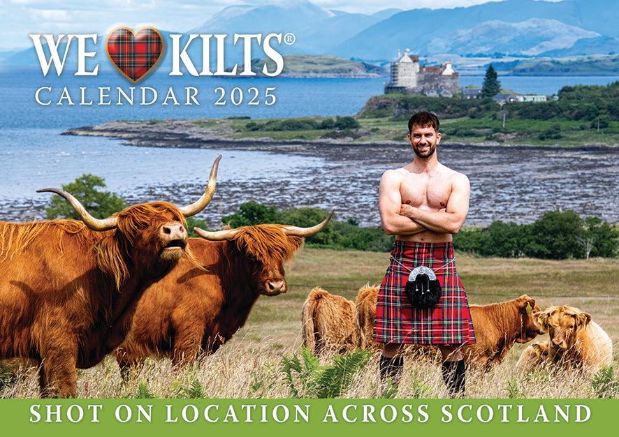 2025 We Love Kilts Wall Calendar