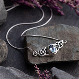 Celtic Necklet with Turquoise Stone