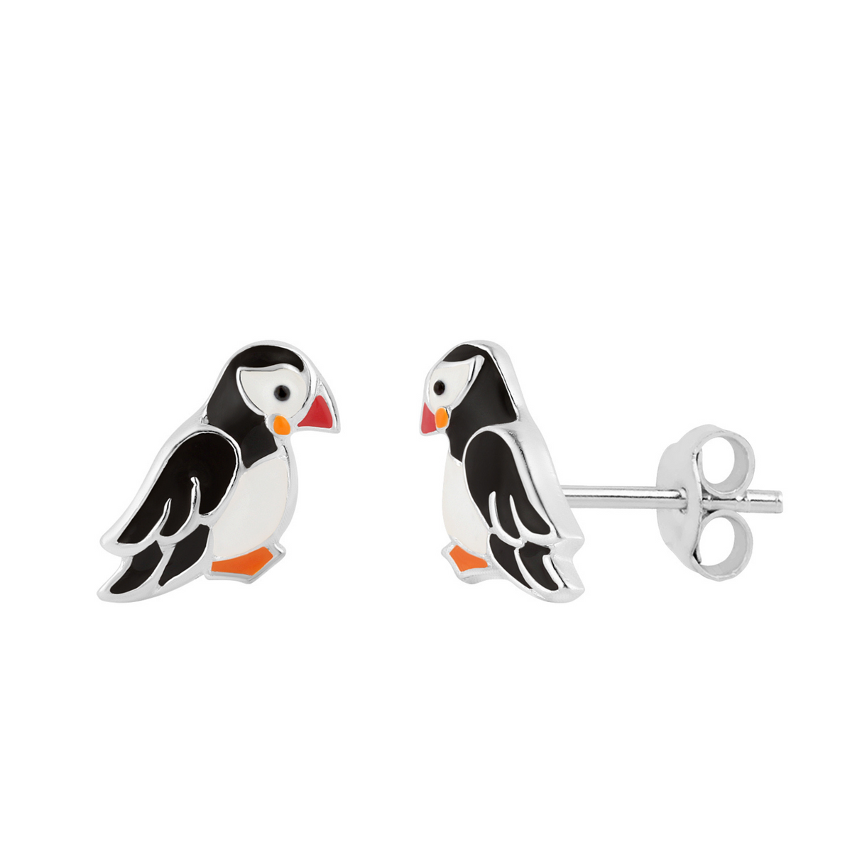 Puffin Stud Earrings
