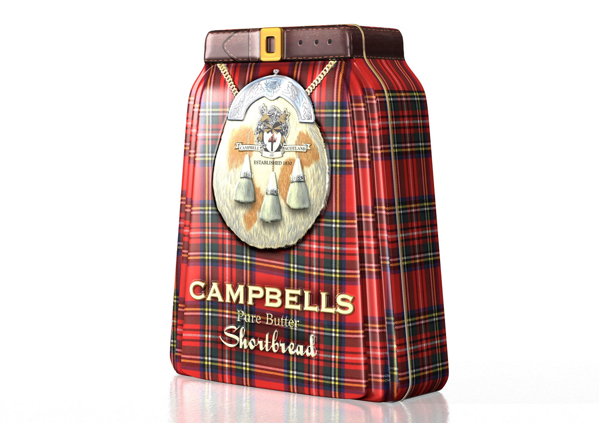 85g Kilt Shaped Shortbread Tin