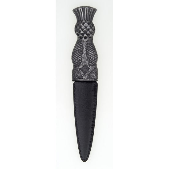 Thistle Silver Effect Sgian Dubh