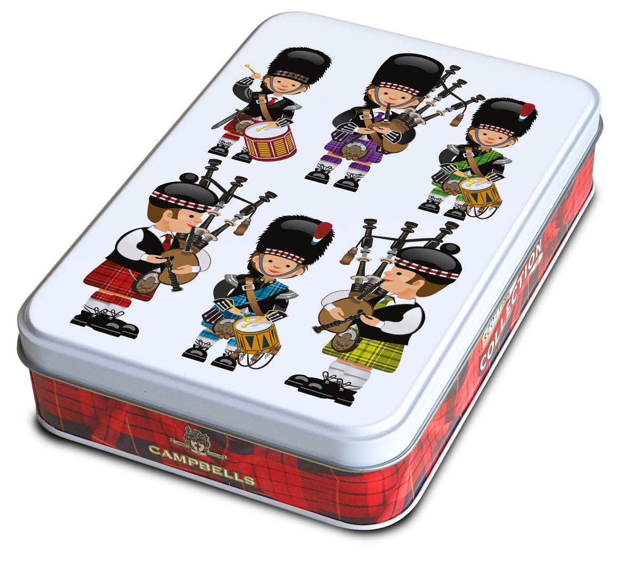 150g Pipers Assorted Shaped Shortbread Tin