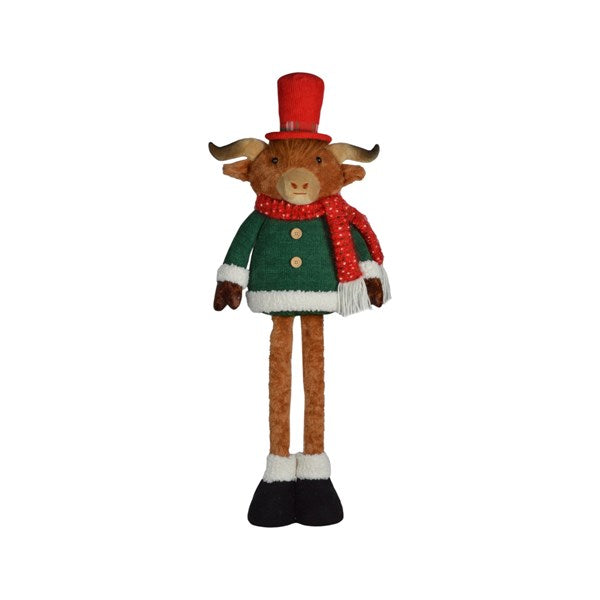 Highland Cow Boy Standing Plush 76cm