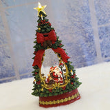 Santa Tree Sparkle Spinner 34cm