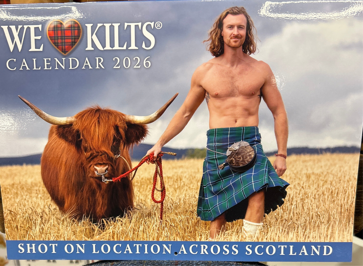 2025 We Love Kilts Wall Calendar